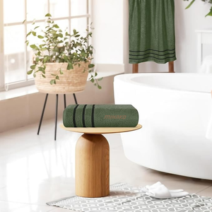 100% Cotton Super Soft Absorbent Large Bath Towel Sets Solid Color Disposable Sustainable for Adults-Custom Wholesale for Hotels - Product Image 3