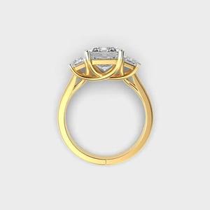 Meilleure Qualité Personnalisable 14K Or Jaune Solitaire Diamant Bague de Proposition pour les Fournisseurs de Cadeaux de Proposition disponibles à la Vente - Product Image 4