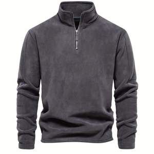 เสื้อสเวตเตอร์ถักผู้ชายสุดเทรนดี้พร้อมฮู้ด คอลเลคชั่นฤดูใบไม้ร่วง เสื้อฮู้ดและเสื้อสเวตเชิ้ต ผ้าฝ้าย 100% - Product Image 4