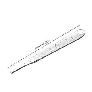 Wholesale Best High Quality OEM <b>Surgical</b> Stainless Steel Scalpel Handle 12.5cm <b>Non</b> <b>Active</b> <b>Surgical</b> Blades For Hospital Use - Product Image 3