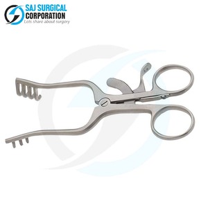 Écarteur Weitlaner en acier inoxydable avec griffes pointues pour l'exposition des tissus profonds en chirurgie - Product Image 4