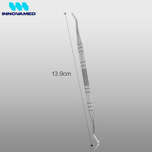 Curettes et limes à ongles incarnés double face en acier inoxydable de 5.5 pouces Outils de podiatrie durables Nettoyeur d'ongles incarnés - Product Image 5