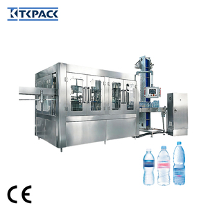 Máquina Automática 3 en 1 para Llenado de Botellas de <span class=keywords><strong>Agua</strong></span>, Planta Embotelladora de <span class=keywords><strong>Agua</strong></span> <span class=keywords><strong>Mineral</strong></span> Pequeña 32-32-10, Línea de Máquinas de Enjuague, Llenado y Tapado - Product Image 1