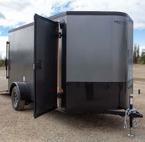 Remorque de transport de matériel lourd en acier modulaire, fermée, capacité de 45 kg, sur mesure, taille 2/3 45 m - Product Image 3