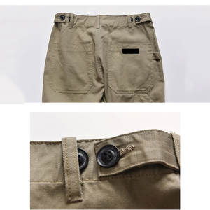 คุณภาพสูงโลโก้ที่กําหนดเองผู้ชาย Jogger กางเกงผ้าฝ้ายว่างเปล่ากางเกงวอร์มกีฬาสตางค์กางเกงสําหรับชาย - Product Image 5