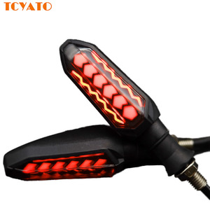 TCYATO ระบบไฟเลี้ยวรถจักรยานยนต์แบบ LED 12V รุ่นใหม่ พร้อมไฟวิ่งแบบน้ำไหล - Product Image 1