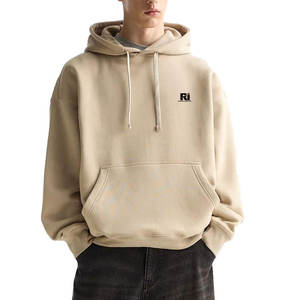 Último diseño Pullover Hombres Baggy Hoodies Calidad Premium Precio barato 100% Algodón Transpirable Baggy Hoodies para hombres - Product Image 2