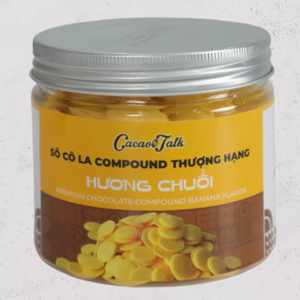 HALAL Premium Banane Composé Cacao Bouton Usine 1KG 5KG 10KG Forme Solide pour Boulangerie Bonbons Alimentaire Cacao Talk - Product Image 1