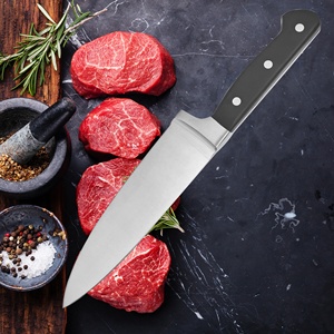 Cuchillo de Chef de cocina de acero inoxidable de Damasco profesional personalizado al por mayor con hoja afilada servicio OEM ODM de alta calidad - Product Image 2