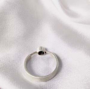 Bague classique en argent sterling 925 pour femmes avec incrustation de quartz d'agate de diamant malachite larimar pour les fêtes de mariage - Product Image 2