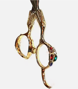 Ciseaux de coiffeur professionnels de coupe de cheveux de lame tranchante d'acier inoxydable de Titan pour l'usage de salon - Product Image 2