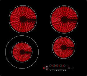 <span class=keywords><strong>Plaque</strong></span> de cuisson à induction noire à 4 zones Matériau en verre céramique <span class=keywords><strong>Cuisine</strong></span> Cuisinière rapide Cuisinière électrique Hotpot avec extracteur - Product Image 6