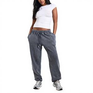 Pantalones Deportivos Rosas de Alta Calidad para Mujer, Transpirables, Informales, con Cintura Elástica Ajustable, Diseño Arrugado, Talla 3XL - Product Image 1