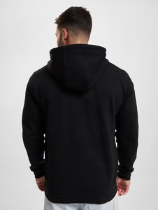 Sweat à capuche noir à fermeture éclair pour hommes, sweat à capuche à manches longues, veste streetwear décontractée avec poches kangourou sur le devant et réglable - Product Image 4