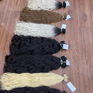 Produit le plus vendu Trame droite naturelle vietnamienne crue extrémités épaisses, cuticule complète, prix de gros - Product Image 1