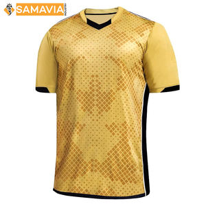 Camiseta de Fútbol Personalizada Samavia con Estampado por Transferencia de Calor, Uniforme RTS para Hombre, Secado Rápido, Transpirable, Antibacteriana, Ligera, de Poliéster - Product Image 1