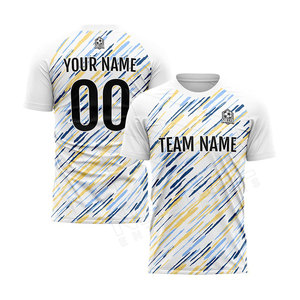 Ensemble de maillots de football en sublimation grande taille, 100% polyester, séchage rapide, respirant, couleurs/logos personnalisés, unisexe adulte - Product Image 6