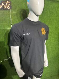 Vêtements de rue lourds 100% coton personnalisés, coupe ample, épaules tombantes, T-shirt imprimé de haute qualité pour hommes - Product Image 2