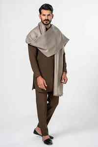<b>Men</b> Winter Traditional Wool <b>Shawl</b> Soft Warm Solid Color Stylish Wrap Breathable 300g Middle Eastern Goodshopping - Product Image 4
