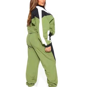 2025 Top qualité femmes coupe-vent survêtement avec conception personnalisée/Offre Spéciale multicolore respirant femmes coupe-vent ensembles - Product Image 2