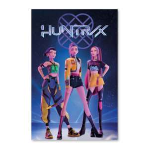K-Pop Demon Hunters <b>Poster</b> Set Huntr/x Made of Durable Paper for Wall Decor - Product Image 5