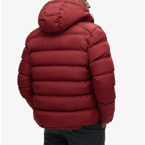 Chaqueta de Invierno Unisex para Exteriores con Capucha Reversible, Transpirable, de Secado Rápido, Rellena de Algodón, Cuello Alto, Cierre de Cremallera de Lona - Product Image 4