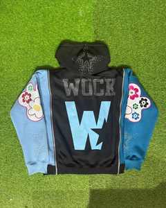 New Arrival Heavyweight High-Quality <b>Material</b> <b>Embroidery</b> Patch Streetwear Customized Logo Three Zipper Hoodies - Product Image 5