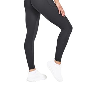 Leggings de yoga taille haute pour femmes avec poches latérales, effet ventre plat et rehaussement des fesses, pantalons de sport anti-transparence pour la course et l'entraînement - Product Image 3
