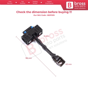 BDP1519 Conjunto Limitador de Puerta Delantera para Ibiza MK4 IV SC 6J1 6P5 2008-2018 Coupé Sportcoupé 6J3837249D - Product Image 5