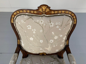 Chaise de luxe moderne vintage antique royale indienne en bois massif sculpté rembourré pour hôtel maison bureau entrepôt maison bar - Product Image 6