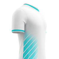 Camisetas de Fútbol Personalizadas por Sublimación, de Alta Calidad, Secado Rápido, Transpirables, Antibacterianas, Camisetas Cortas de Entrenamiento de Fútbol para Jóvenes y Hombres