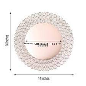 Nouvel arrivage d'Assiette de charge pour accessoires de table Meilleure qualité Grande taille Table à manger pour la maison Assiette de charge pour aliments à prix abordable - Product Image 3