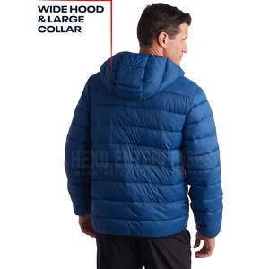 Chaqueta acolchada para hombre con estampado de logotipo personalizado de alta calidad a precio bajo Chaqueta acolchada personalizada de talla grande para hombre - Product Image 4