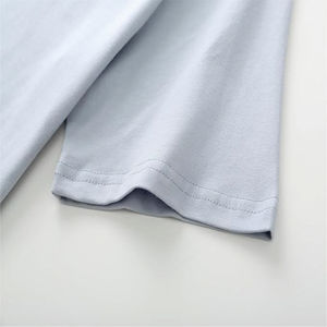 Usine directe T-shirts décontractés pour hommes 100% coton col montant Anti-rides séchage rapide respirant grande taille - Product Image 5