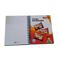 Livraison rapide, agenda quotidien personnalisé en spirale, carnet de notes, livre en carton pour entreprise, utilisation promotionnelle, impression 4 couleurs
