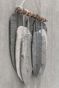 Macramé dernier modèle avec forme de congé multicolore, parfait pour les décorations de maison, de chambre à coucher et de salon au prix du marché - Product Image 4