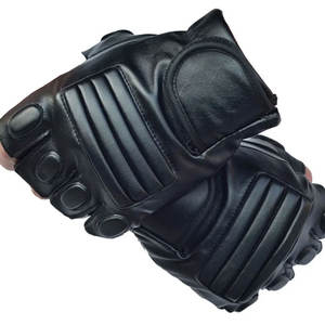 Gants de course d'été de protection confortables gants de vélo en cuir demi-doigt pour le sport et la moto pour le cyclisme - Product Image 6