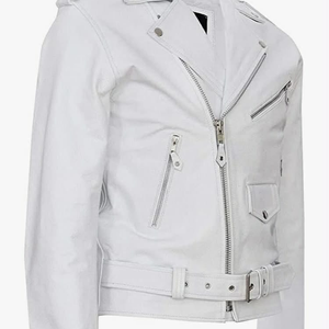 Chaqueta de Cuero Genuino Premium Personalizada al por Mayor para Hombre |   Chaqueta Clásica de Motociclista |   Ropa Exterior Personalizada OEM ODM - Product Image 4