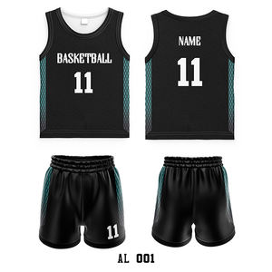 Shorts de basket-ball pour enfants, séchage rapide, évacuation de l'humidité, respirant, 100% polyester, tissu élastique, coupe ample/ajustée, logo personnalisé - Product Image 1