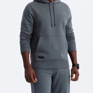 Survêtement de Jogging Unisexe 100% Coton avec Col à Capuche Imprimé Personnalisé et Motif Solide pour Homme - Product Image 6