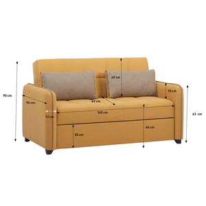 Revive Comfort Convertible Sleeper Sofa <b>Bed</b> Modern <b>Pull</b> <b>Out</b> Inflatable Rest <b>Couch</b> for Living Room Furniture - Product Image 4
