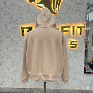 เสื้อฮู้ดซิปเต็มตัว ผ้าคอตตอน 100% หนัก 500 กรัม ทรงโอเวอร์ไซส์ ไหล่ตก ทรงบ็อกซี่ ตัดสั้น สกรีนโลโก้ตามสั่ง สำหรับผู้ชาย - Product Image 6