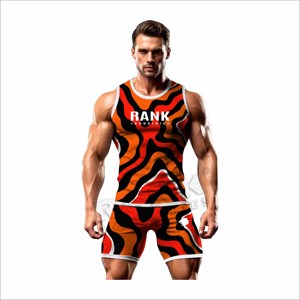 ชุดรัชการ์ดผู้ชายคุณภาพดี แห้งเร็ว ผลิตจากผ้าสแปนเด็กซ์และโพลีเอสเตอร์ ชุดกีฬา - Product Image 1