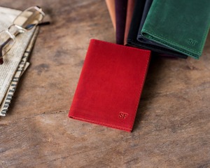 Ensemble d'étiquettes de bagage et de porte-passeport en cuir avec boîte d'emballage Ensemble d'étiquettes de bagage Style vintage PTH-0062D - Product Image 5