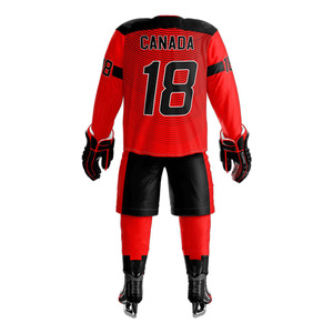 Uniforme de Hockey sobre Hielo Unisex de Alta Demanda, Diseño Popular con Logotipo Personalizado, Nombre del Equipo Impreso OEM, Uniforme 2026 - Product Image 5