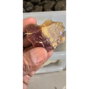 Venta al por mayor de piedras ásperas de ámbar marrón natural talladas Feng Shui piedras ásperas caídas - Product Image 2