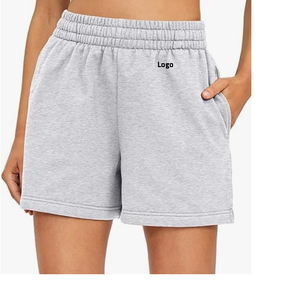Women's High Waist <b>Shorts</b> with Pocket and Drawstring Custom Logo and <b>Shorts</b> Sets Comfy Casual Summer Running Gear - Product Image 3