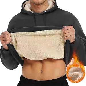 Sweat à capuche écologique pour hommes chauds Collection d'été Impression numérique Polyester/coton teint uni - Product Image 3