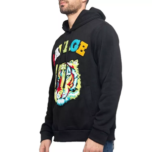 Sweat-shirt à capuche unisexe en tissu polaire avec broderie de logo personnalisé, écologique, respirant, collection automne, vente en gros pour hommes - Product Image 6