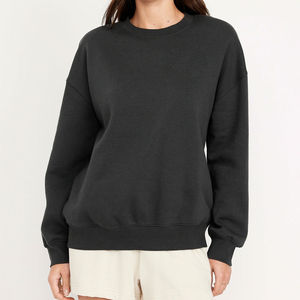 Sweat-shirt femme élégant avec un matériau doux uni coupe ample confortable séchage rapide décontracté vêtements de rue sweat-shirt pour femmes OEM - Product Image 5